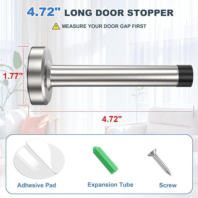 4.7 Inch Adhesive Door Stoppers - Image 2