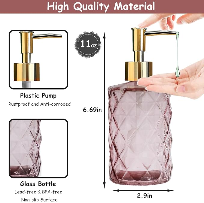 YYTSGG Glass Soap Dispenser - Image 2