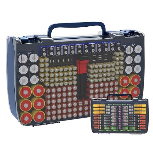 Battery Organizer Storage Case by APTBYTE