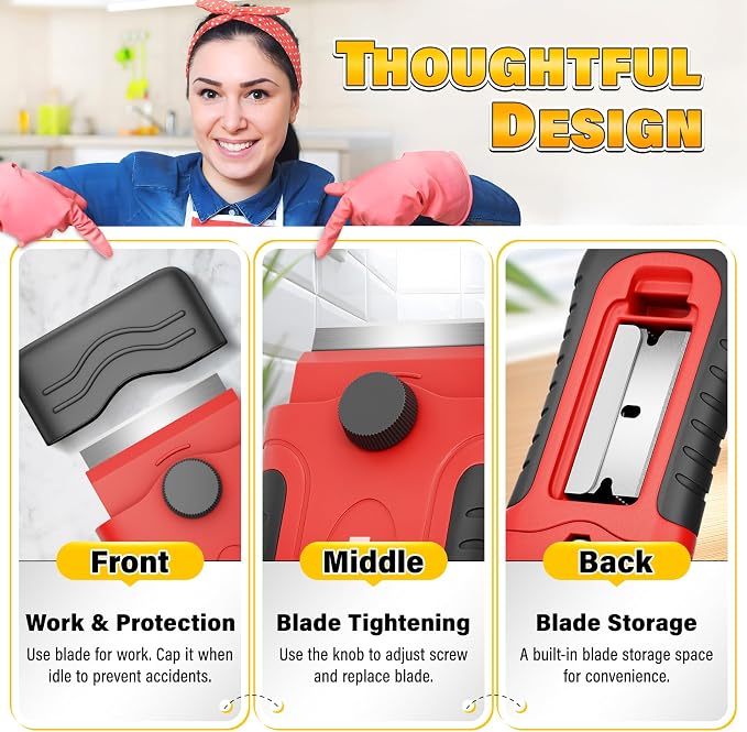 DIYSELF 2 Pack Razor Blade Scrapers - Image 6