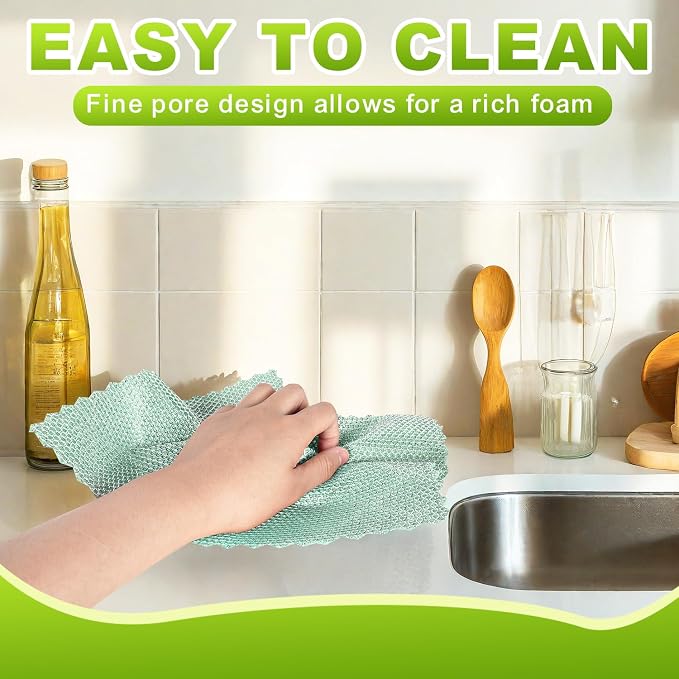 12 Pcs Multipurpose Wire Dishwashing Rag - Image 4