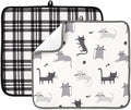 FRESHMINT Dish Drying Mats 2 Pack, Ultra Absorbent, Microfiber, Washable & by FRESHMINT