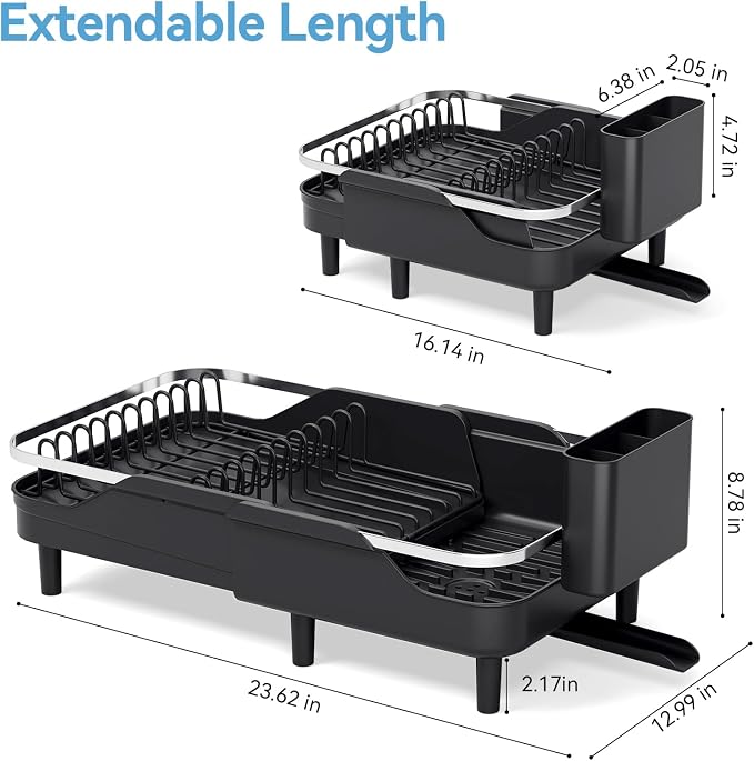 Urackify Expandable Dish Drying Rack - Image 7
