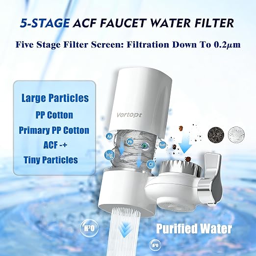 Vortopt Faucet Water Filter for Sink, T1 Rapid Flow, NSF Certified. | 400 - Image 4