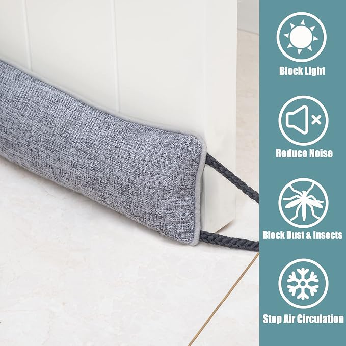 Under Door Draft Stopper 32 inch Wind Stopper - Image 4