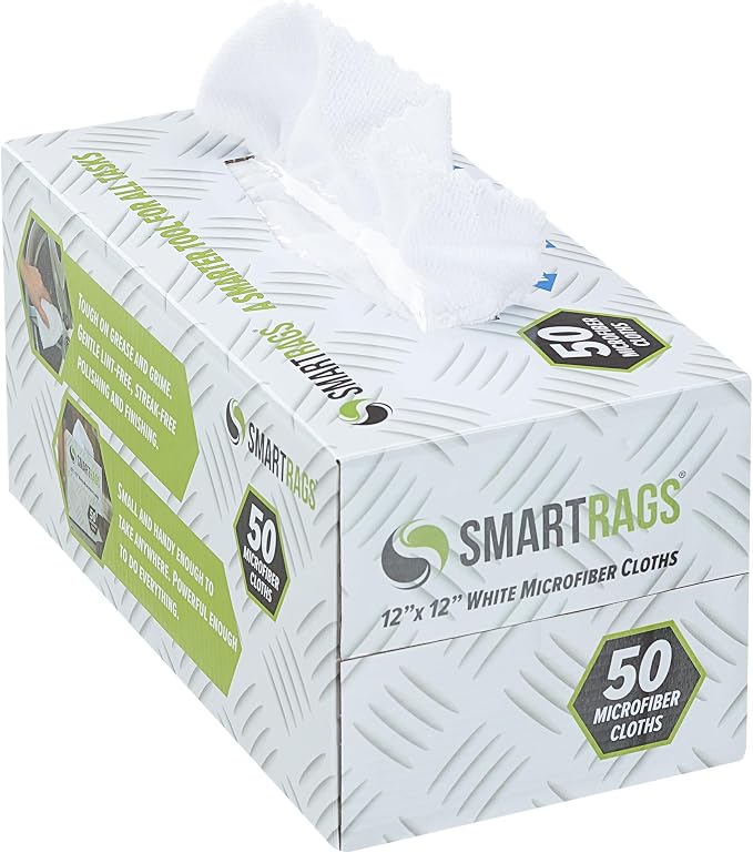 Arkwright Smart Rags Microfiber Cleaning Cloths, Lint Free 180 GSM Reusable by Arkwright