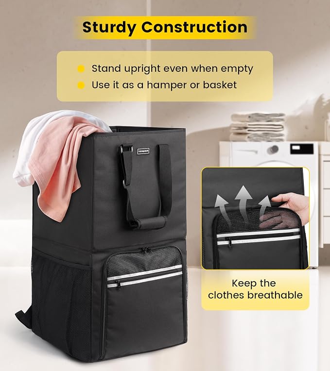 Vorspack Laundry Backpack Bag - Image 4