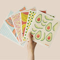 RECYCO Swedish Dishcloths for Kitchen | 6 Packs Fruit Joy Washable Dish Rags | by RECYCOHOMECOLLECTION