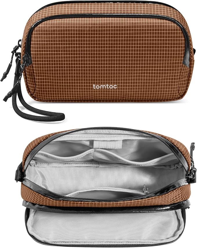 tomtoc Electronic Organizer Travel Case Performance, Dual Compartment Bag | by tomtoc