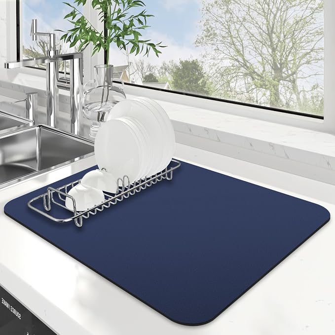 Dish Drying Mat Absorbent Dish Drying Mats by WiseLife