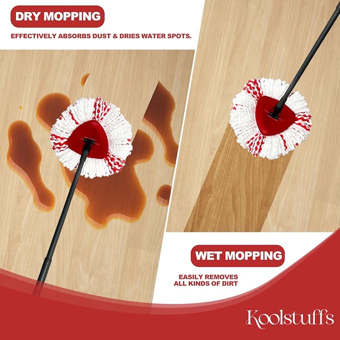 3 Pack Spin Mop Head Replacement - Image 7