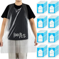 200Pcs Disposable Aprons for Adults, Plastic Aprons for Cooking, Waterproof Apron for Adults Painting Housework Picnic Party Etc
