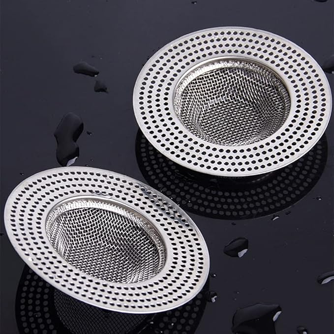 2pcs Heavy Duty Stainless Steel Slop Basket Filter Trap, 3.54" Top / 1.65" Mesh - Image 7