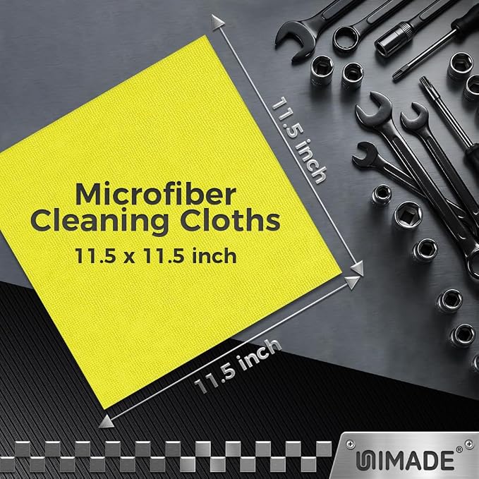 UNIMADE Microfiber Cleaning Cloth, 400PK Commercial Grade Work Rags - Image 2