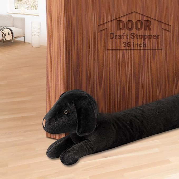 SWISSELITE 36 Inch Under Door Stopper, Decorative Door Noise Blocker | Weighted by SWISSELITE