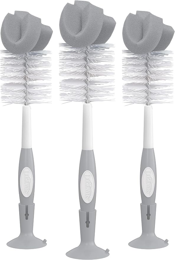 Dr. Brown's Reusable Sponge Baby Bottle Cleaning Brush Set by Unknown
