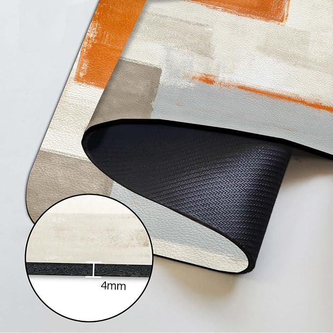 MCALK Orange Kitchen Sink Faucet Mat Splash Guard, Absorbent Quick-Dry Kitchen - Image 6