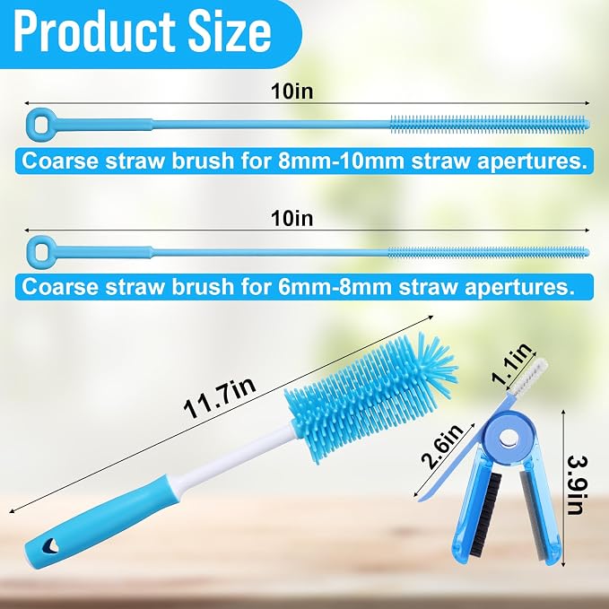 Water Bottle Cleaner Brush Set for Stanley Tumbler 40 oz/30 oz Cup | - Image 7