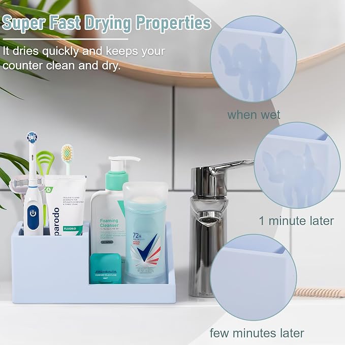 Diatomite Toothbrush Holders Toothpaste Organizer - Image 3