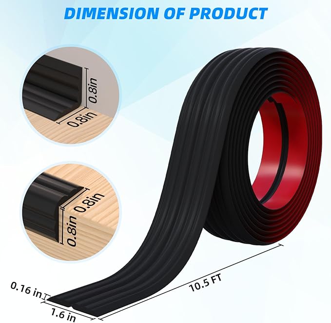 10FT Flexible Wall Corner Protector Moulding Trim, Peel and Stick Inside & Outside Wall Corner Guards Edge Protector,Self Adhesive Molding Trim Strip for Edge Ceiling