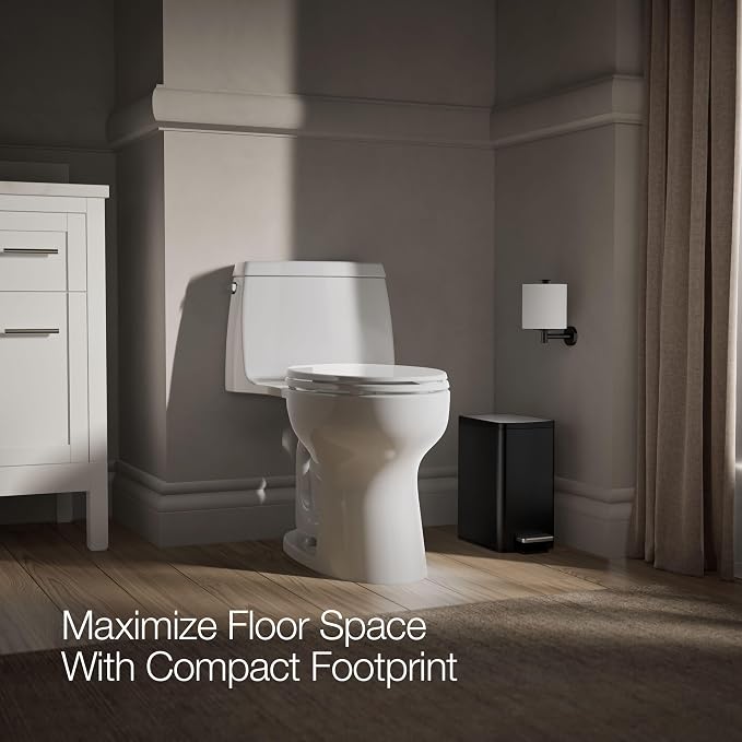 KOHLER 31319-BST Bathroom Trash Can, 1.6 Gallon, 6-Liter Step Can, Quiet-Close - Image 9