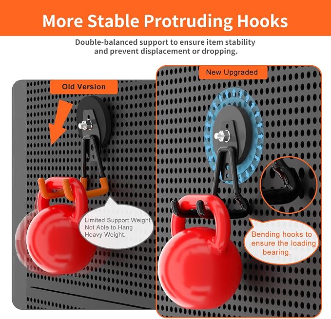 ENUODA Strong Magnetic Hooks Heavy Duty Upgraded Large Magnets - Image 4