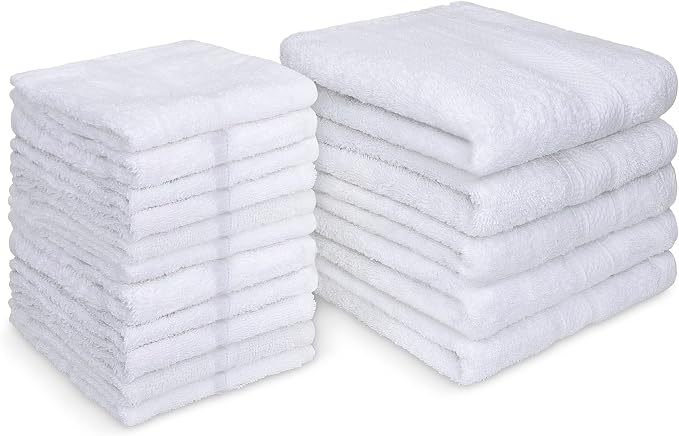 Nabob Wipers Terry Rags 10lb Bulk White Towel Rag Multipurpose 12x12 Inches100% - Image 2