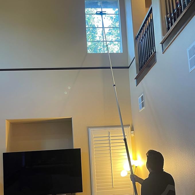 25 Foot High Ceiling Fan, Cobweb Duster - Image 5