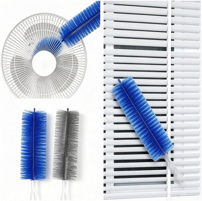 Bendable Microfiber Fan Cleaner Brush, Reusable Cobweb Duster, Washable Dust by Unknown