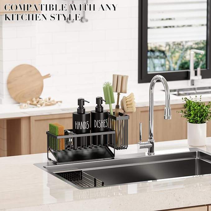 MASADI Kitchen Dish Soap Dispenser Set - Image 6
