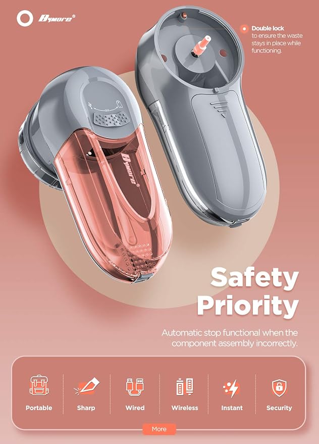 Bymore Fabric Shaver, Lint Shaver, Sweater Shaver - Image 7