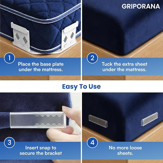 Bed Sheet Holders for Corners - Image 3