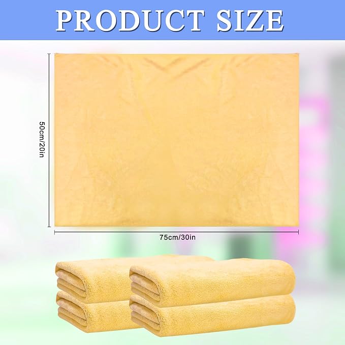 9 Pcs Extra Large Microfiber Cleaning Cloth, Microfiber Towels - Image 2