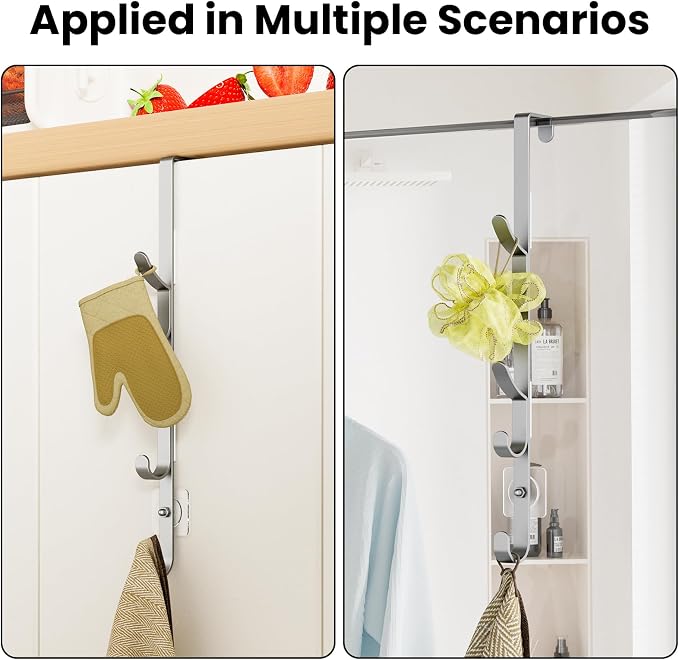 Kaiferty Over The Door Hooks, Metal Door Hooks - Image 6