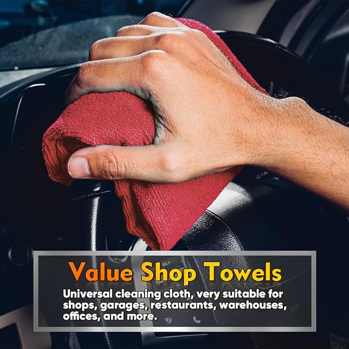 HOMEXCEL Microfiber Cleaning Cloth 100 PK, Towels - Image 3