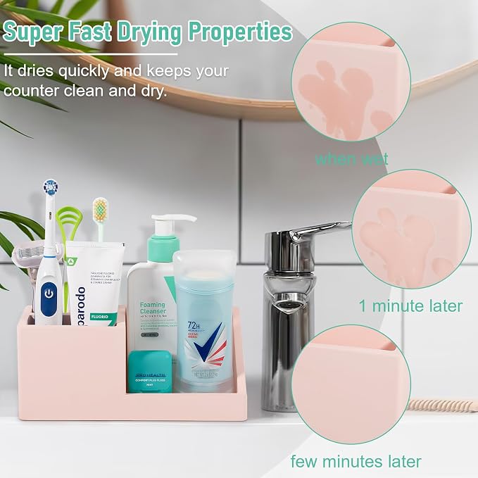 Diatomite Toothbrush Holders Toothpaste Organizer - Image 3
