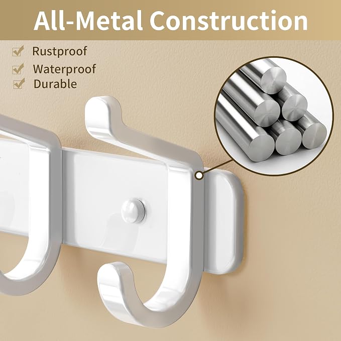 Coat Rack Wall Mount Heavy Duty, Wall Coat Hanger - Image 3