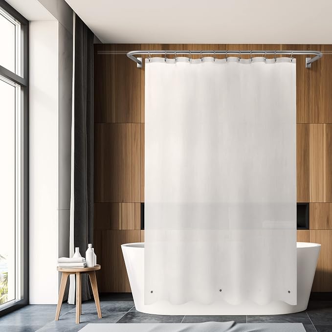 Barossa Design Frosted Shower Curtain Liner Standard Size - Image 6