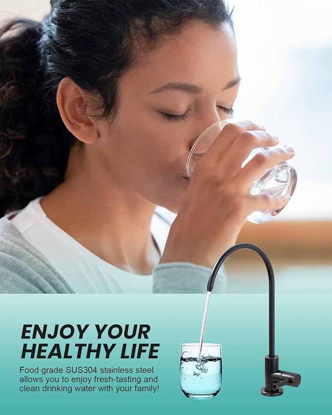 Kitchen Faucet and Water Filter Faucet: Stainless Steel Kitchen Sink Faucet - Image 4