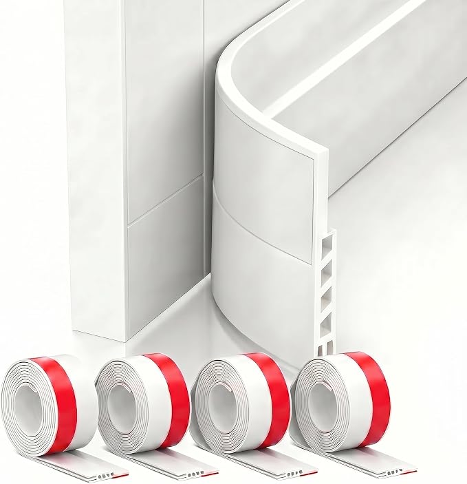 Suptikes 4 Pack Door Draft Stopper, Weather Stripping Draft, Door Bottom Seal by Suptikes