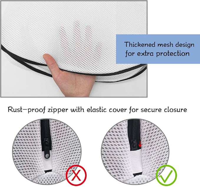 Tenn Well 3Pcs Mesh Laundry Bags - Image 4