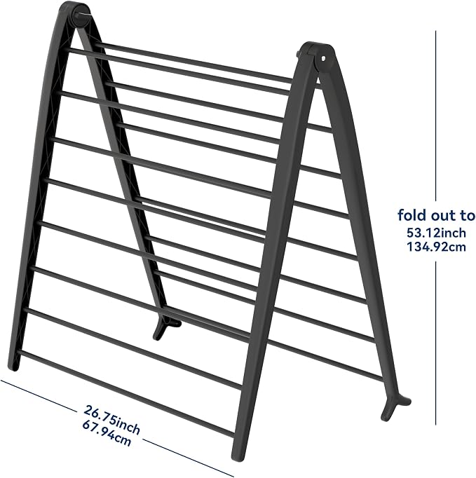 Whitmor Spacemaker Folding Drying Rack, Indoor Clothes Organizer - Image 2