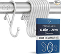 10-Pack Metal S Hooks for Hanging – Heavy-Duty S-Shaped Hooks by BLAUMARIT%C3%89