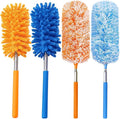 4 pcs Extendable and Washable Microfibre Feather Duster, Microfibre Cleaning by Unknown