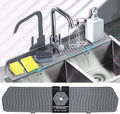 Kitchen Faucet Sink Splash Guard, Sink Draining Pad Behind Faucet, Rubber by Aynuma