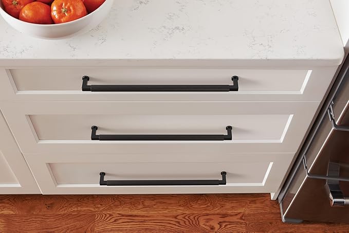 Amerock Ballard 12-5/8 inch (320mm) Center-to-Center Oil-Rubbed Bronze Cabinet Pull, BP37649ORB