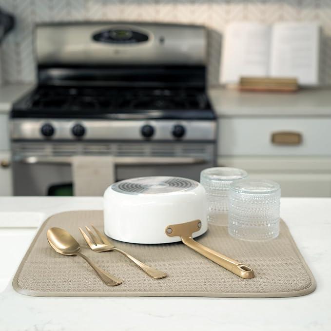 S&T INC. Dish Drying Mat, Kitchen Counter Mat - Image 4