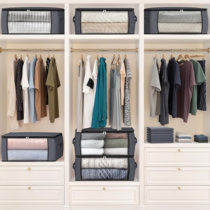 35L Closet Organizers, Foldable Under Bed Storage Containers | Storage Bags - Image 7