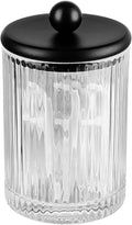 SheeChung 1 Pack Ribbed Glass Qtip Holder by SheeChung