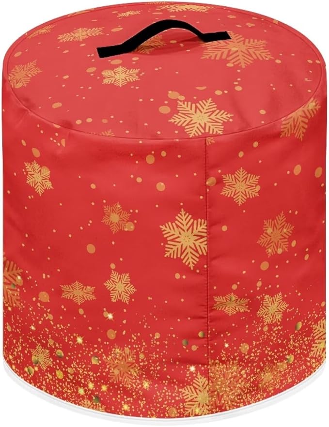 Golden Christmas Tree Dust Cover for Kitchen Instant Pot Accessories Appliance Cover Quart Pressure Cooker Air Fryer Rice Cooker Kitchen Appliance Dust Covers with Storage Pockets Size S